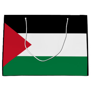 Sacola Para Presentes Grande oficialmente o Estado da Palestina bandeira nacion