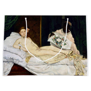 Sacola Para Presentes Grande Olympia, Edouard Manet, 1863