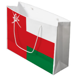 Sacola Para Presentes Grande Oman Flag