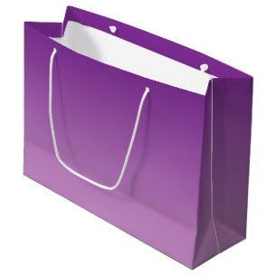 Sacola Para Presentes Grande Ombre roxo