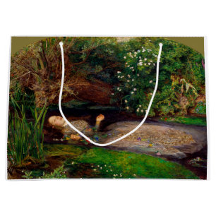 Sacola Para Presentes Grande Ophelia, John Everett Millais, 1851-1852