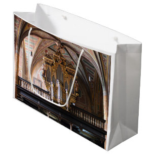 Sacola Para Presentes Grande Órgão da Igreja Paroquial de St.Wolfgang am Wolfga