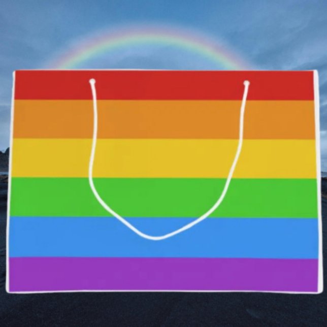 Sacola Para Presentes Grande Orgulho em todas as faixas (Criador carregado)