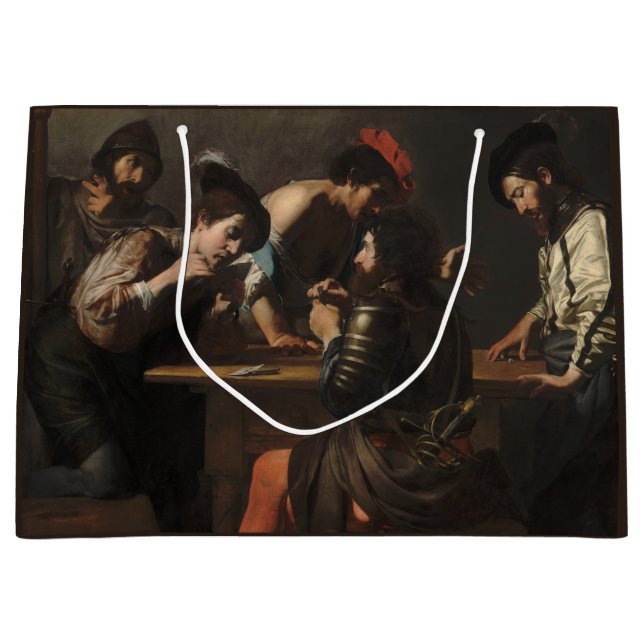 Sacola Para Presentes Grande Os Trapaceiros, Cartas de Baralho dos Soldados Mer (Frente)