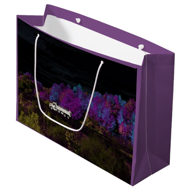 Sacola Para Presentes Grande oscar sai da festa (Frente inclinada)