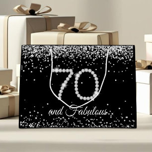 Sacola Para Presentes Grande Ouros Elegantes 70 e Fabuloso