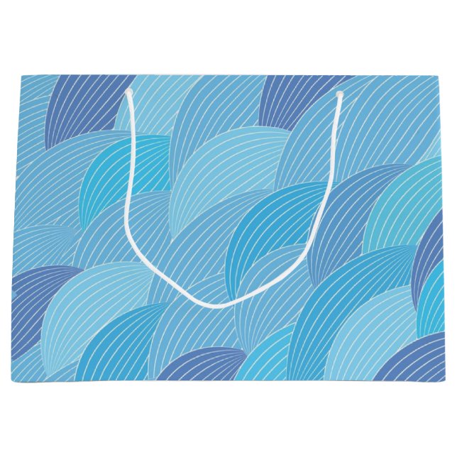 Sacola Para Presentes Grande padrão abstrato (Frente)