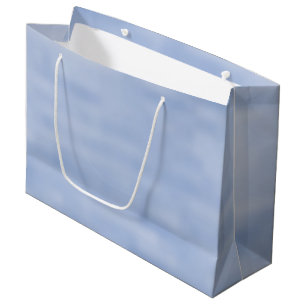 Sacola Para Presentes Grande Padrão abstrato azul-claro minimalista