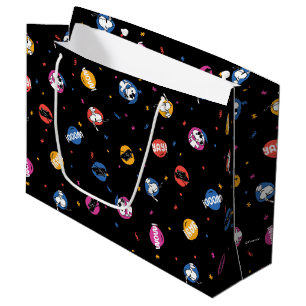 Sacola Para Presentes Grande Padrão de Celebração de Formatura do Snoopy Amendo