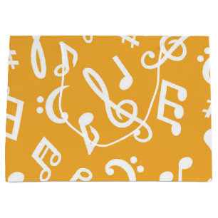 Sacola Para Presentes Grande Padrão de música