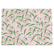 Padrão de queda de neve em cor-de-rosa