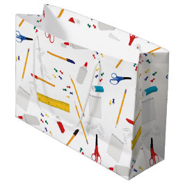 Sacola Para Presentes Grande Padrão de Suprimentos de Escritório e Artesanatos