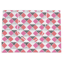 padrão decorativo de triângulo rosa e preto estéti