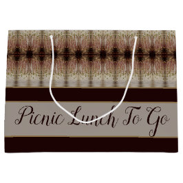 Sacola Para Presentes Grande Padrão Decorativo Elegante