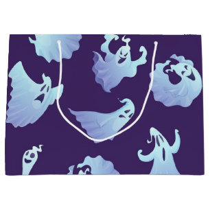 Sacola Para Presentes Grande padrão fantasma