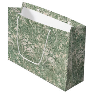 Sacola Para Presentes Grande Padrão Flor, William Morris Large Gift Bag