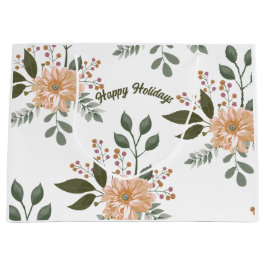 Sacola Para Presentes Grande Padrão Floral - Saca de Presente