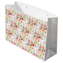 Padrão Floral Terroso de Mãe Flor Silvestre