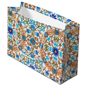 Sacola Para Presentes Grande Padrão Floral Vintage, William Morris Large Gift