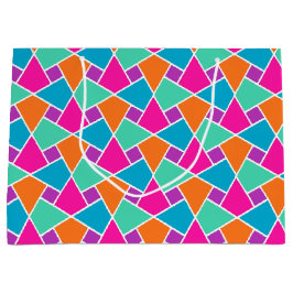 Sacola Para Presentes Grande Padrão Islâmico Tradicional Brilhante Grande Saco 