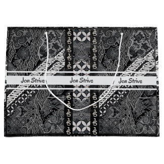 Sacola Para Presentes Grande Padrão moderno de BATIK