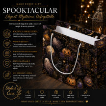 Padrão Vintage Gótico de Halloween Noturno Assusta