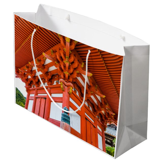 Sacola Para Presentes Grande Pagoda perspectiva ascendente, Miyajima (Verso inclinado)