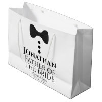 Pai do Casamento Bride Dama Bag Black Tie Large