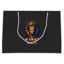 Pai Leão da Bandeira Americana 