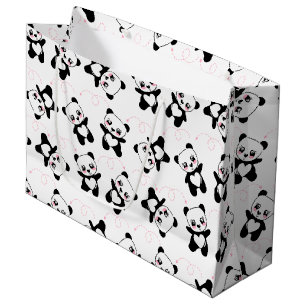 Sacola Para Presentes Grande Panda da dança