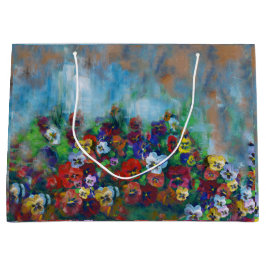 Sacola Para Presentes Grande Pansy Gift Bag