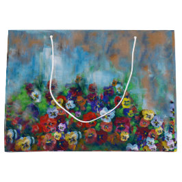 Sacola Para Presentes Grande Pansy Gift Bag