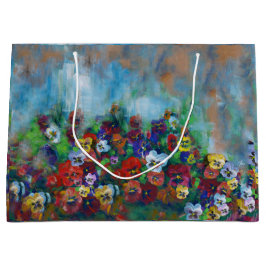 Sacola Para Presentes Grande Pansy Gift Bag