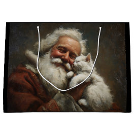 Sacola Para Presentes Grande Papais noeis e Kitten