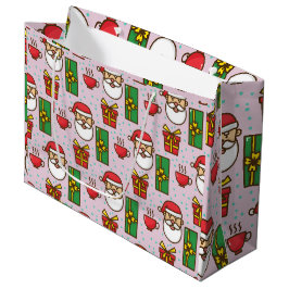 Sacola Para Presentes Grande Papais noeis Sack