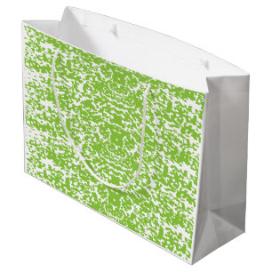 Sacola Para Presentes Grande Papel de embrulho azul com neve branca repetitiva