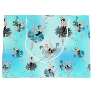 Sacola Para Presentes Grande Papel de embrulho Elegantes Bailarinas