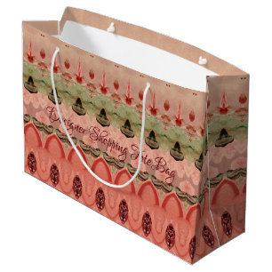 Sacola Para Presentes Grande Papel impressionante Comprando Bolsa