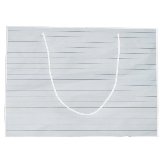 Sacola Para Presentes Grande Papel ligado (Verso)