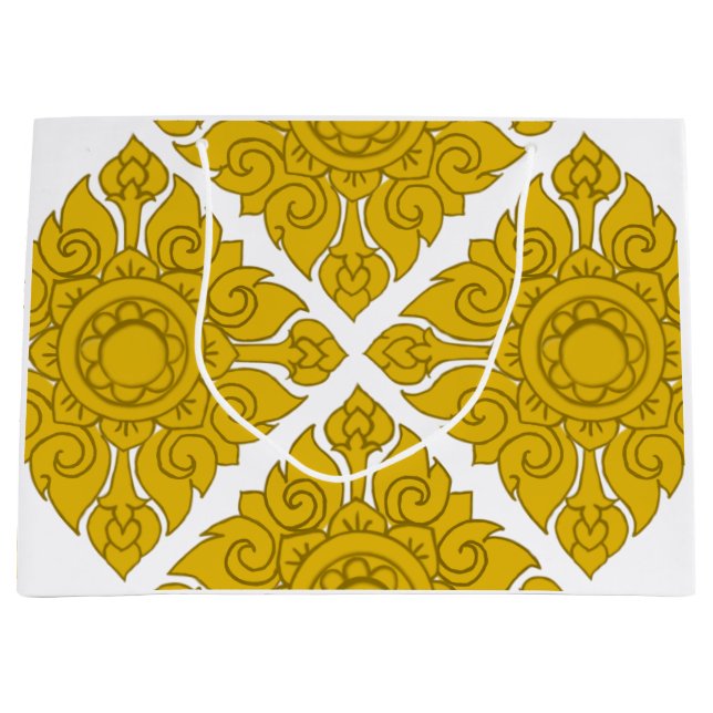 Sacola Para Presentes Grande Papel ruim presenteado. (Frente)