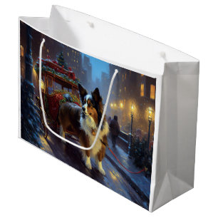 Sacola Para Presentes Grande Papillon Christmas Fesason Season