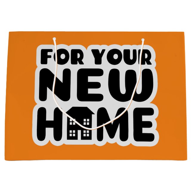 Sacola Para Presentes Grande Para sua nova casa (Frente)