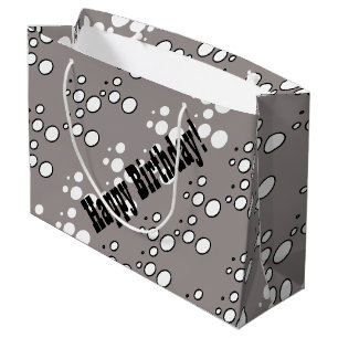 Sacola Para Presentes Grande Parabéns, Masculine Gift Bag