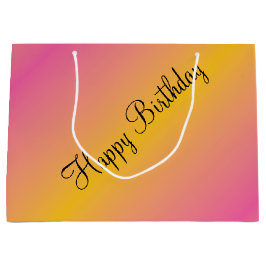 Sacola Para Presentes Grande Parabéns, presente