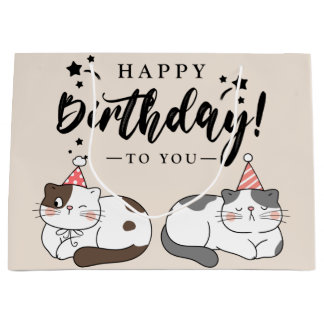 Sacola Para Presentes Grande Parabéns, presente