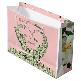 Sacola Para Presentes Grande Parabéns! - Sr. e Sra. Gift Bag