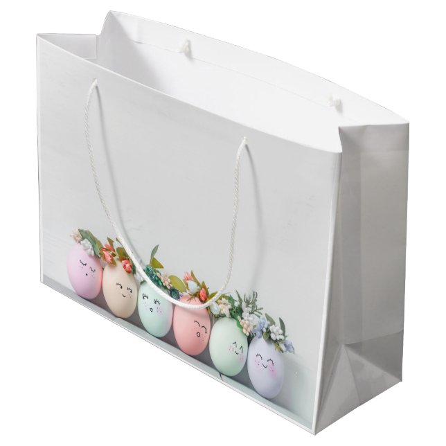 Sacola Para Presentes Grande Páscoa Grande Saco de Presente (Verso inclinado)