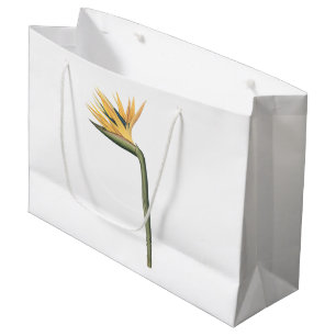 Sacola Para Presentes Grande pássaro--paraíso (reginae do Strelitzia) por