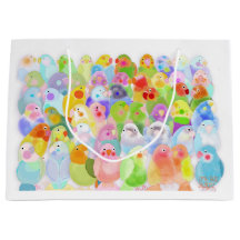 Pássaros! Saco de presentes!