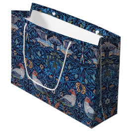 Sacola Para Presentes Grande Pássaros, William Morris Large Gift Bag